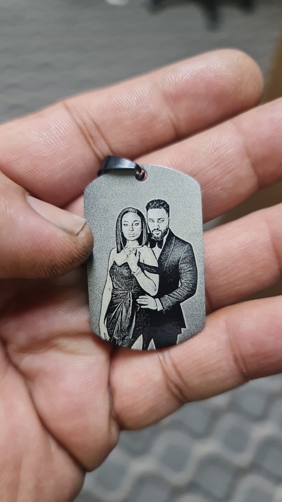 Custom Engraved Photo Pendant Necklace – Personalized Memory Jewelry